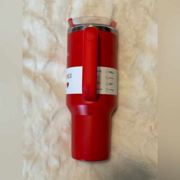 NEW Stanley Valentines Day Heart 40 oz Target Exclusive Red Tumbler - Picture 10 of 11